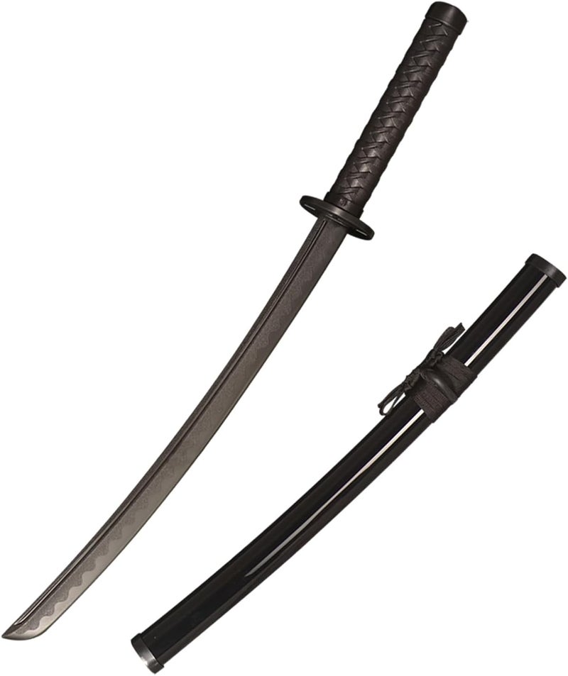 Sword fort سيف بلاستيكي من البولي بروبيلين عالي المتانة، سيف تدريب فنون القتال، كاتانا إيدو مع غمد، مناسب للتدريب والأداء والممارسة - Image 1